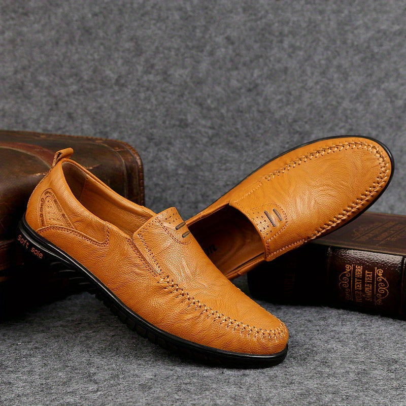Elegantes mocasines de piel